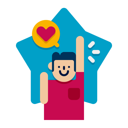 Self esteem happy psychology emotions icon