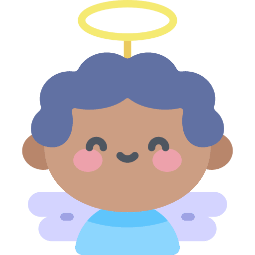 Angel boy child angel icon Angel boy child angel icon