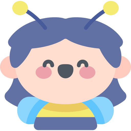 Bee kid people children icon Bee kid people children icon