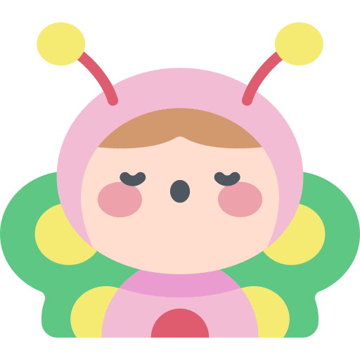 Butterfly carnival child avatar icon Butterfly carnival child avatar icon