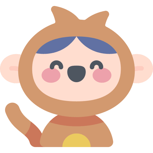 Monkey carnival children monkey icon Monkey carnival children monkey icon