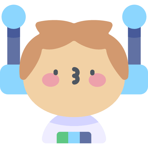 Robot boy children robot icon Robot boy children robot icon