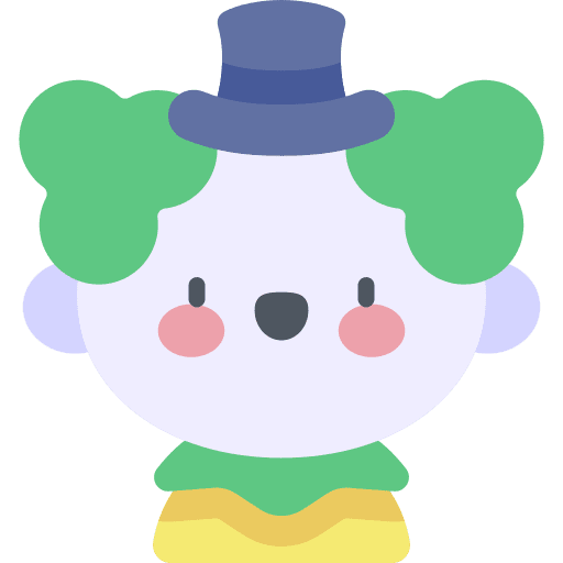 Clown user avatar joker icon Clown user avatar joker icon