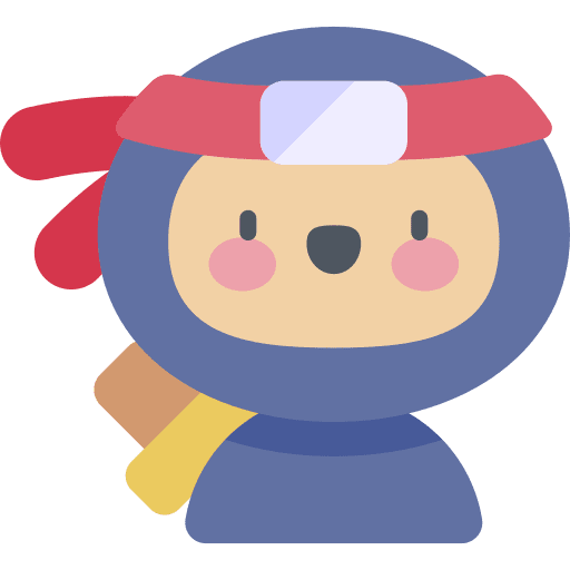 Ninja carnival avatar boy icon Ninja carnival avatar boy icon