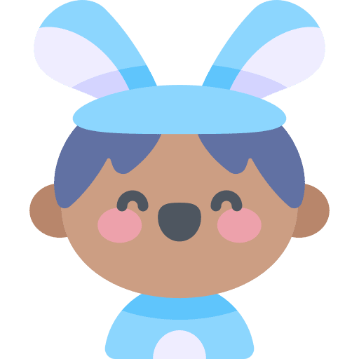 Rabbit avatar bunny afro icon Rabbit avatar bunny afro icon