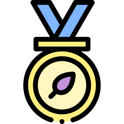 Medal sports and competition environment reward icon Medal sports and competition environment reward icon