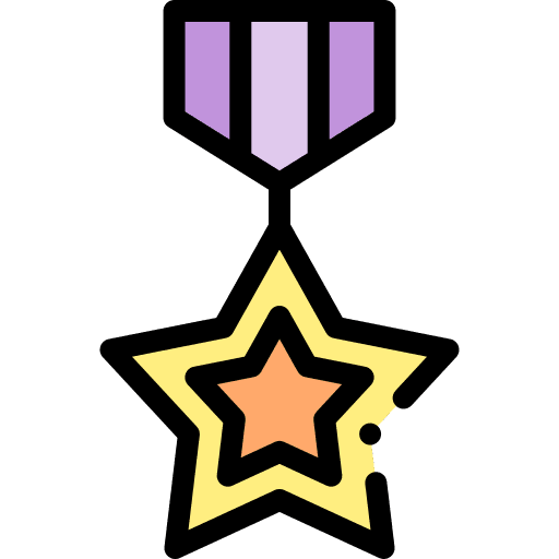 Medal star winner best icon Medal star winner best icon