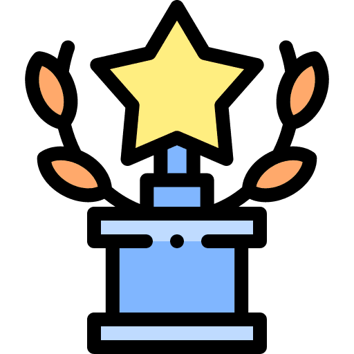 Trophy award reward champion icon