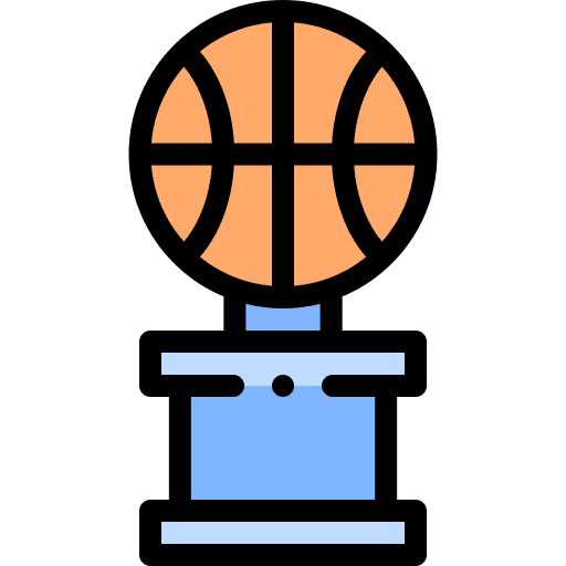 Basketball champion cup winner icon Basketball champion cup winner icon