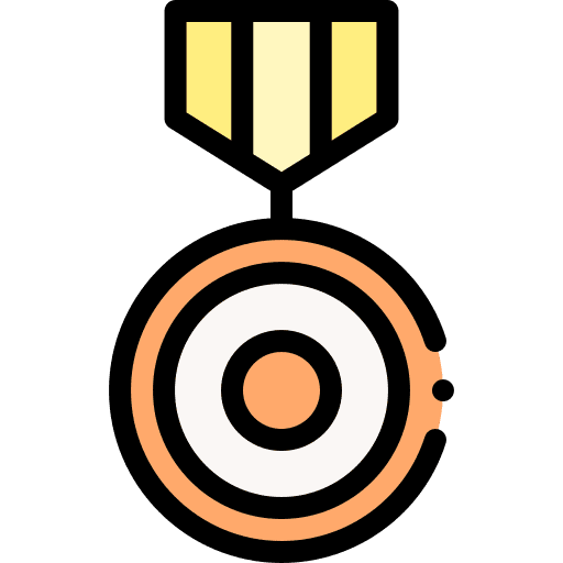 Medal champion sports and competition award icon Medal champion sports and competition award icon