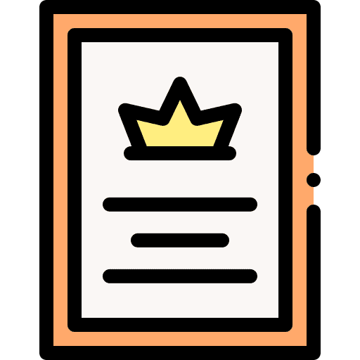 Certificate degree sports and competition certificate icon Certificate degree sports and competition certificate icon