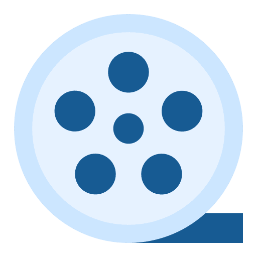 Film roll cinema entertainment music and multimedia icon Film roll cinema entertainment music and multimedia icon