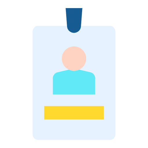 Id card id identity travel icon