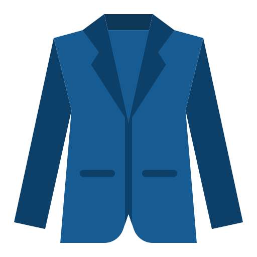 Suit fashion elegant garment icon