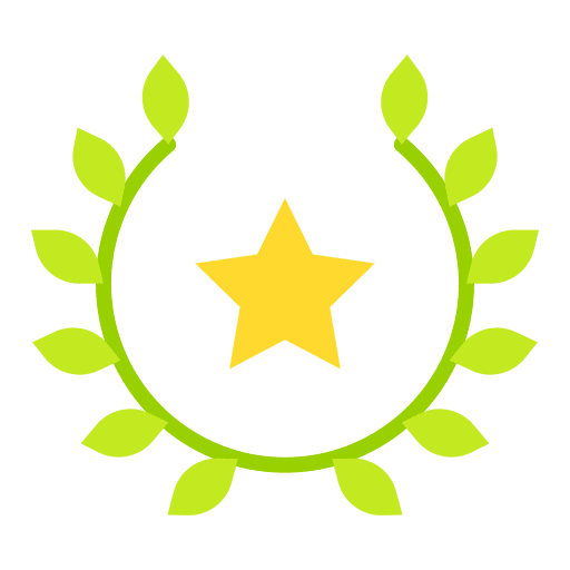 Wreath crown sports and competition wreaths icon
