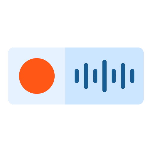 Record sound music and multimedia song icon Record sound music and multimedia song icon