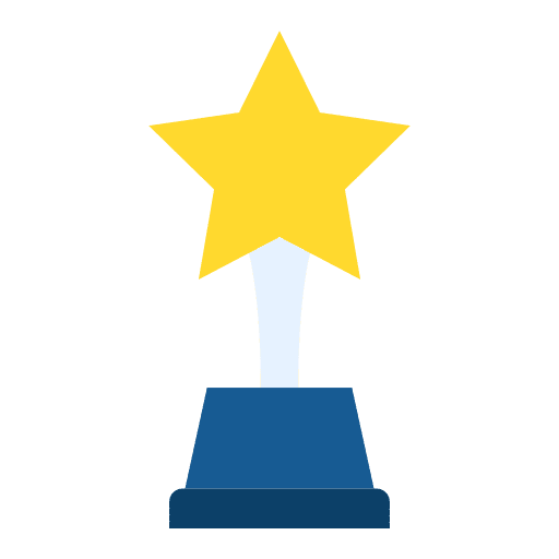 Rewards music and multimedia reward star icon Rewards music and multimedia reward star icon