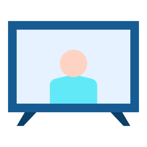 Tv show vote reporter talk show icon Tv show vote reporter talk show icon
