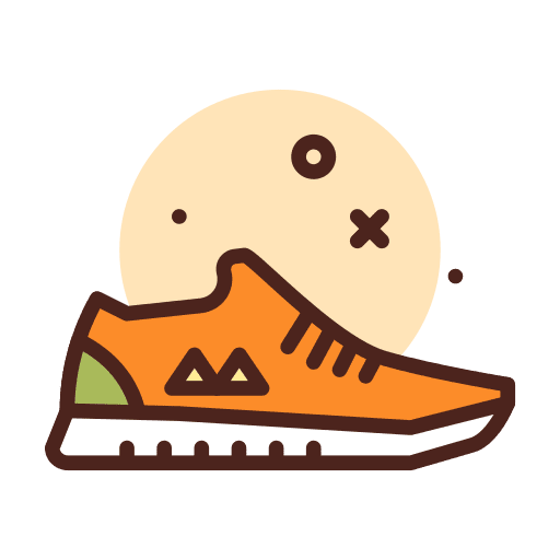 Shoes equipment fashion sportive icon