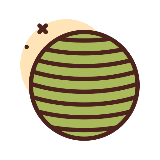 Fitball fitball exercise ball sports and competition icon
