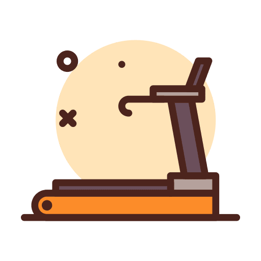 Running run fitness gym icon