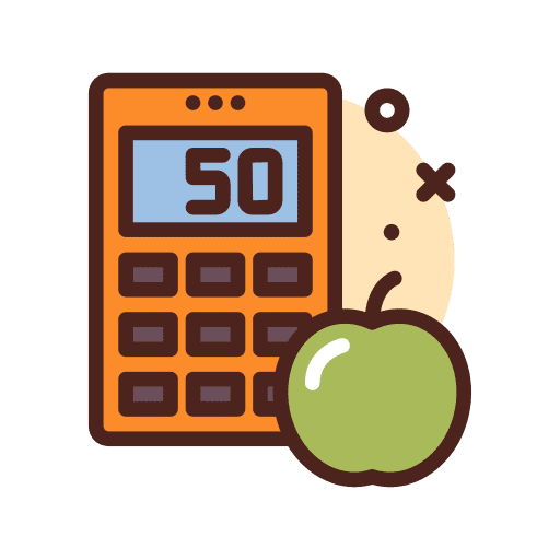 Calculator technological food and restaurant technology icon