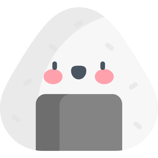 Onigiri asian onigiri snack icon