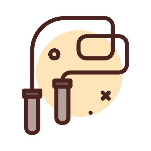 Rope jumping rope training exercise icon