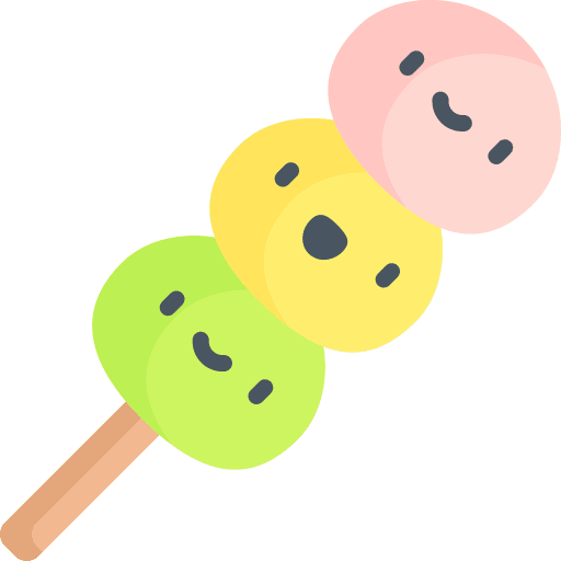 Dango mochi asian food dango icon