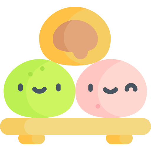 Mochi asian food food and restaurant sweet food icon