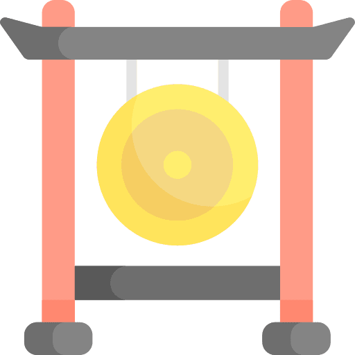 Gong music and multimedia gong orchestra icon Gong music and multimedia gong orchestra icon