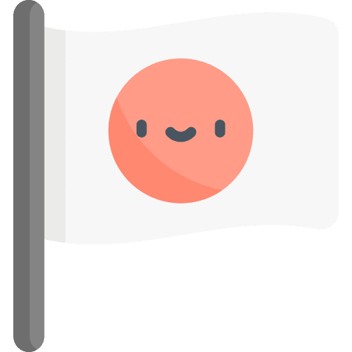 Japan country asia flags icon Japan country asia flags icon