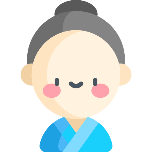 Samurai black hair people profile icon Samurai black hair people profile icon