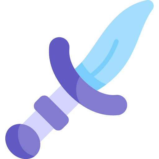 Dagger fight antique sword icon Dagger fight antique sword icon