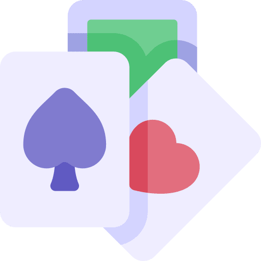 Playing cards magic trick card game poker icon Playing cards magic trick card game poker icon