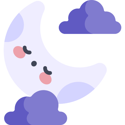 Half moon half moon cloud astronomy icon Half moon half moon cloud astronomy icon