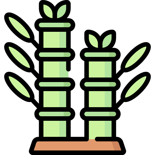 Bamboo nature japanese plant icon Bamboo nature japanese plant icon