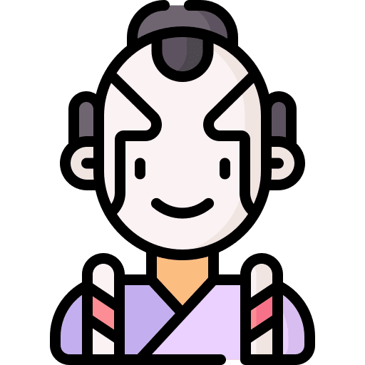 Kabuki japanese user traditional icon Kabuki japanese user traditional icon