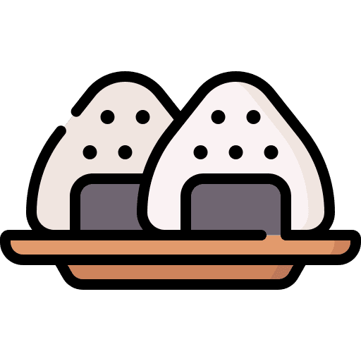 Onigiri oriental food japan japanese food icon Onigiri oriental food japan japanese food icon