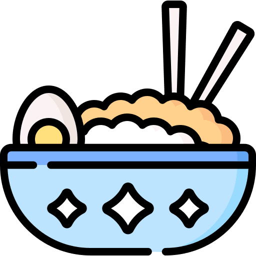 Rice healthy food restaurant food and restaurant icon Rice healthy food restaurant food and restaurant icon
