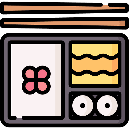 Bento asian rice bento icon Bento asian rice bento icon