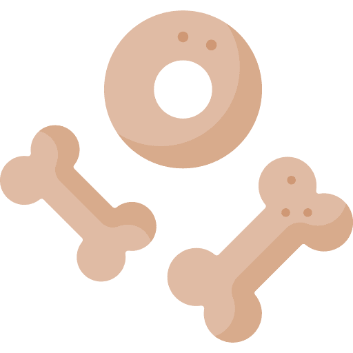 Dog treat animals biscuit snacks icon