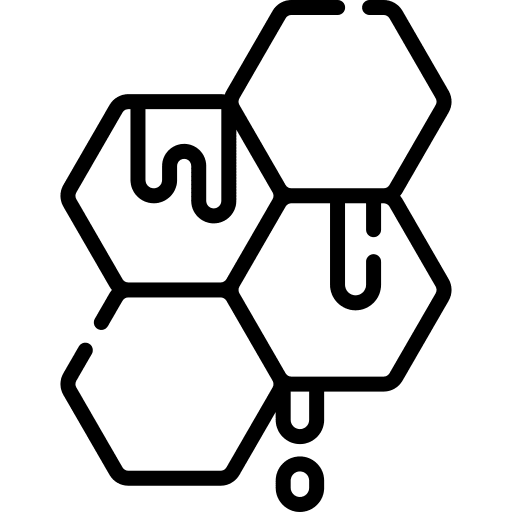 Honeycomb honeycomb farming and gardening animals icon
