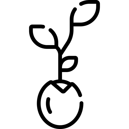 Sprout nature leaf plant icon