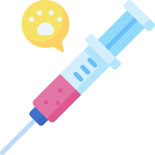 Vaccine injection drug animals icon Vaccine injection drug animals icon