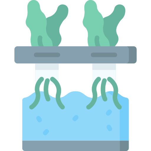 Hydroponics smart farm agriculture farming tools icon