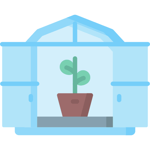 Pot sprout greenhouse plant icon Pot sprout greenhouse plant icon