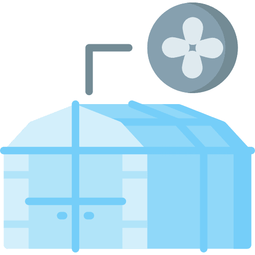 Fan fan smart farm greenhouse icon Fan fan smart farm greenhouse icon