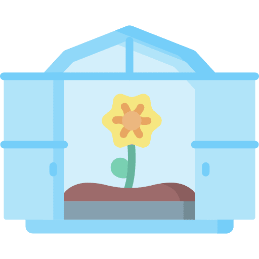 Flower botanical flower greenhouse icon Flower botanical flower greenhouse icon