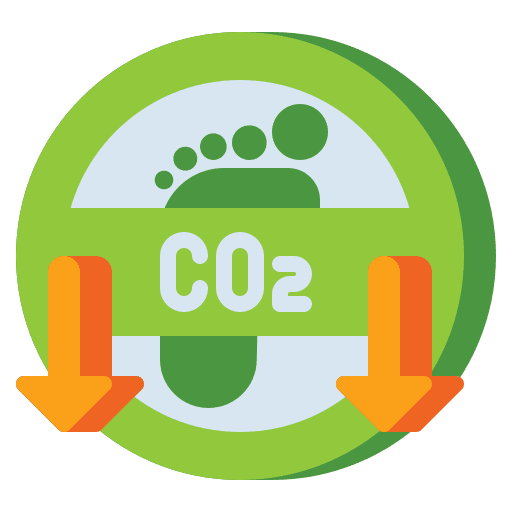 Carbon footprint ecology ecology and environment power icon